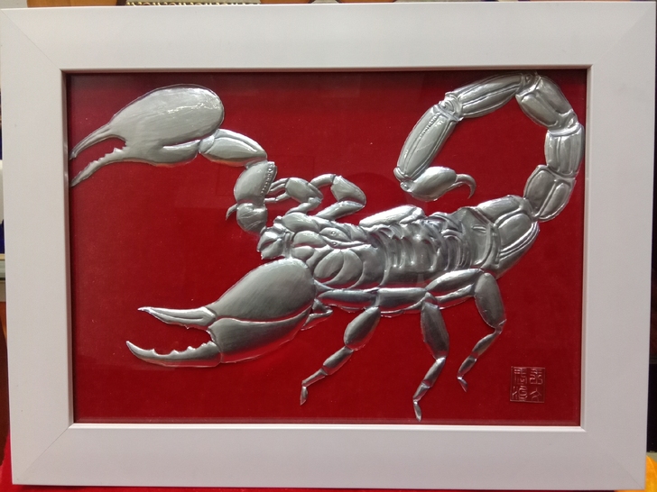 易拉罐工艺画40ⅹ45