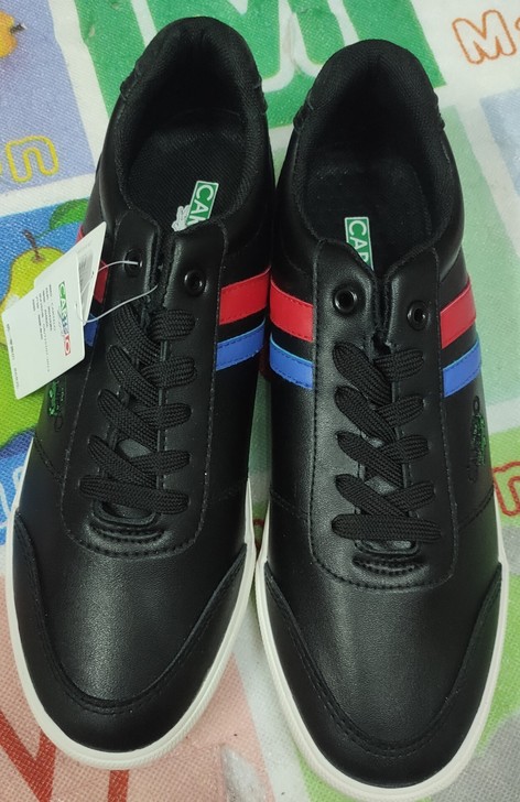 卡帝鳄男士休闲鞋  黑色  43码全新特价...