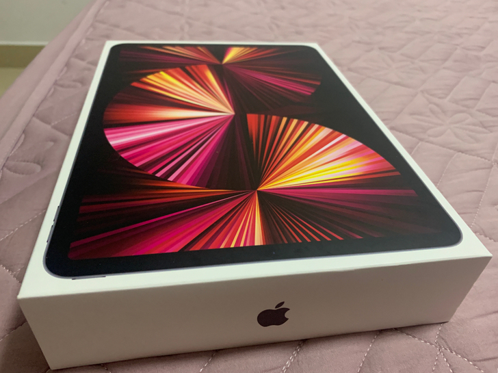 美女一手iPad pro（第三代）2021...