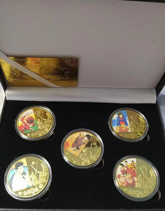 灌篮高手纪念币 樱木花道纪念币 动漫周边手...