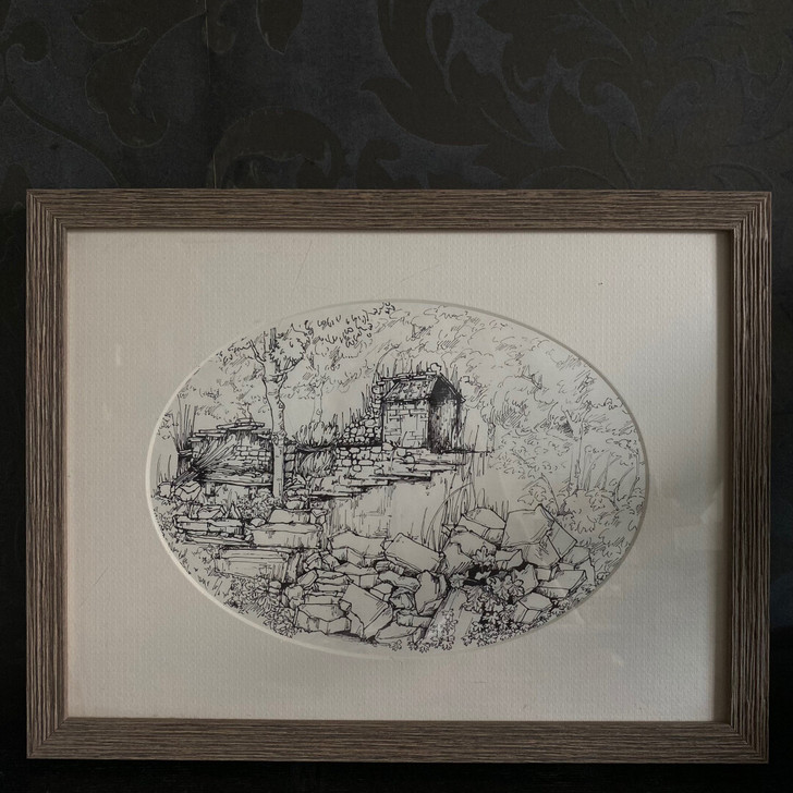 黑白装饰画