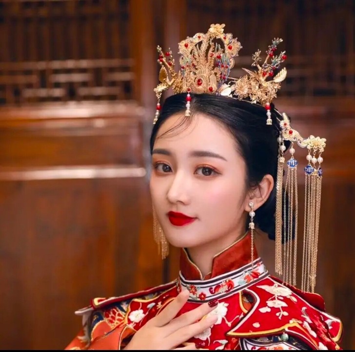 卡帝 ete 汉服汉唐古风古装秀禾结婚新...