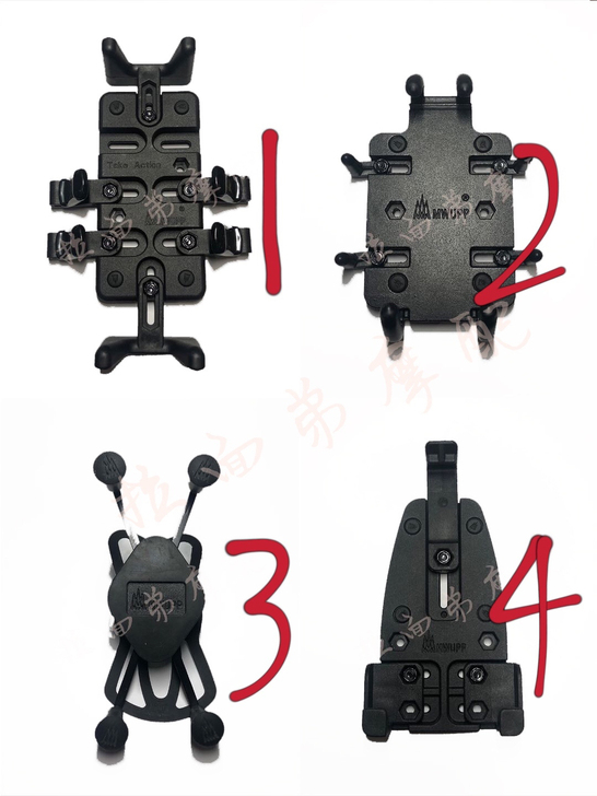 五匹MWUPP摩托车手机导航支架自行车架多...