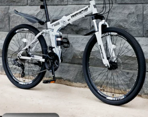 折叠山地自行车男上班骑单车变速越野双减震新...