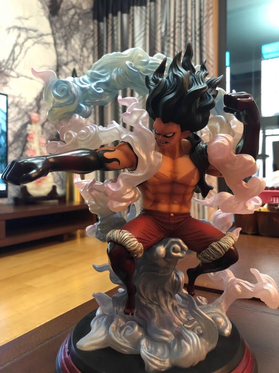海贼王 四挡大蛇人 王蛇 路飞 大猿王枪 ...