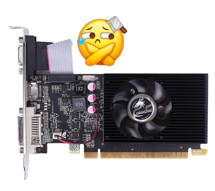 全新 七彩虹GT710 2GD3黄金版