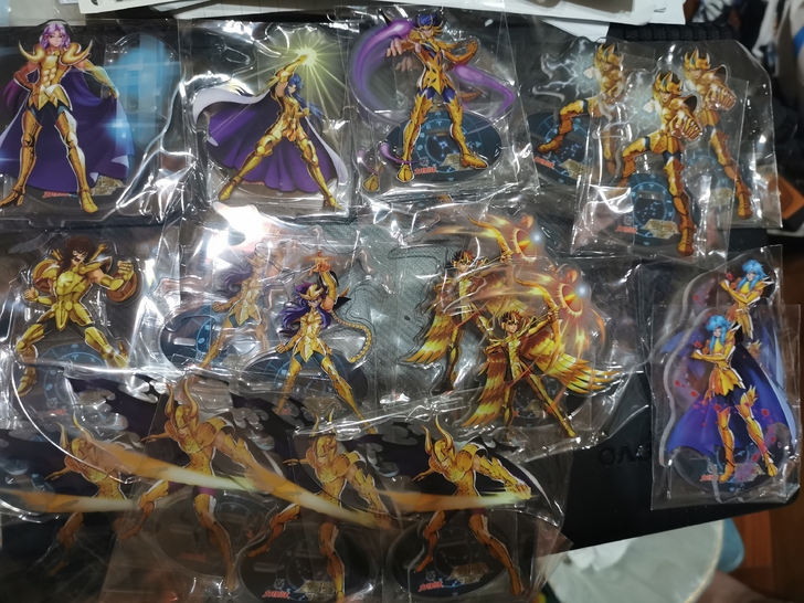 【现货】圣斗士星矢 力保健联动小立牌