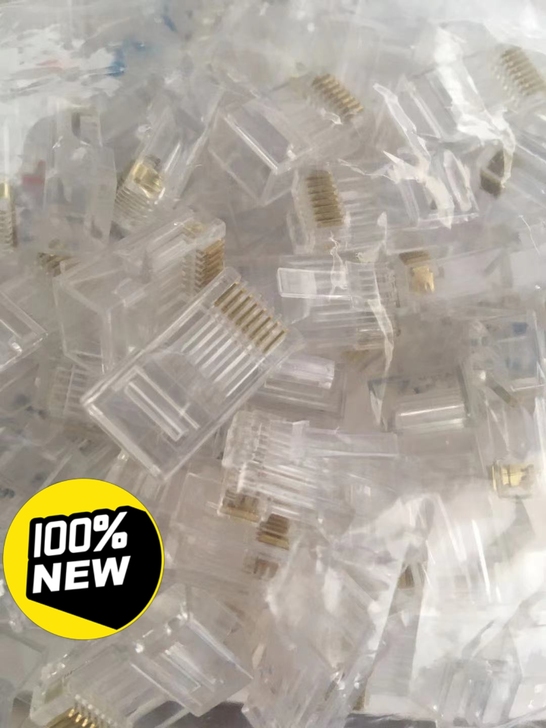 amp安普超六类千兆网络网线水晶头，无氧铜...