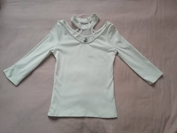 摩奥修身显瘦针织衫衬衫 S码