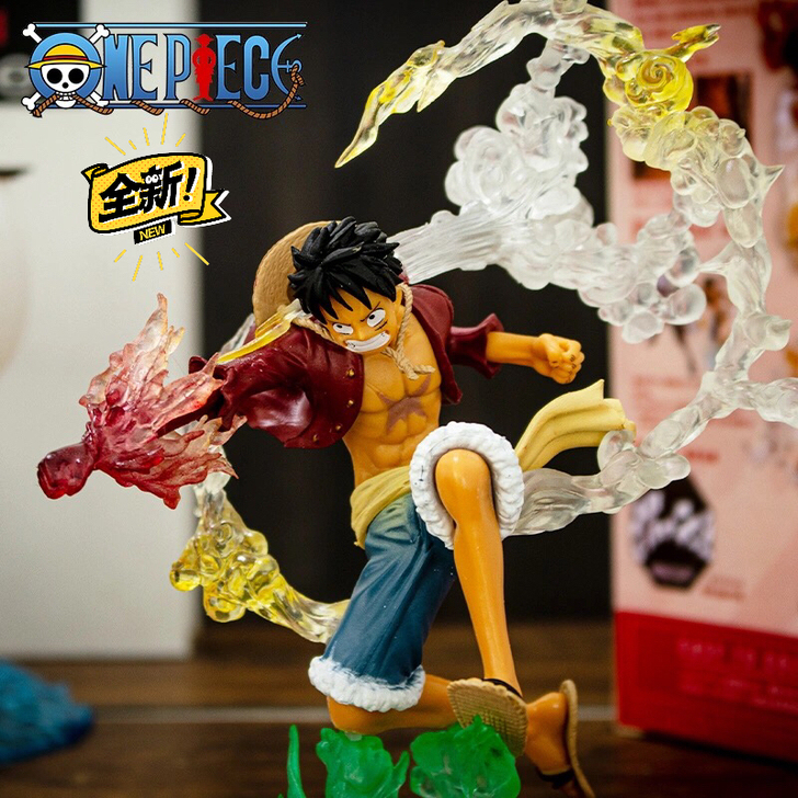 海贼王手办全套GK模型火拳路飞鬼斩索隆艾斯...