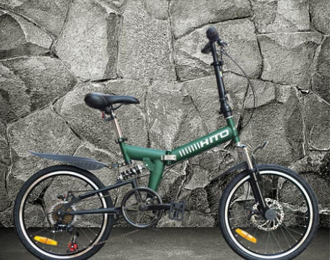 自行车 HITO品牌 20寸碟刹避震折叠山...