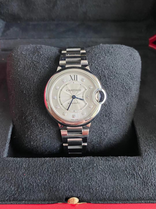 极品大全套卡地亚蓝气球钻石刻度W4BB00...