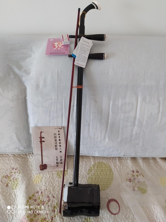 朋友送的置二胡 铜轴二胡 音质好 实体店六...