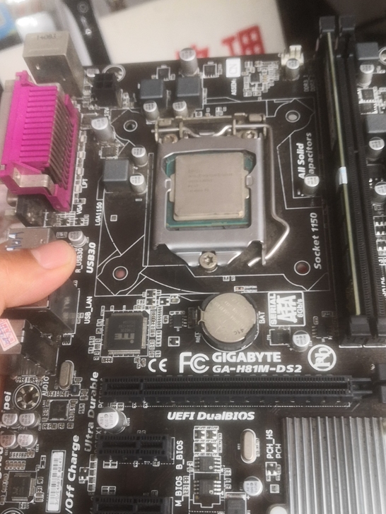 出H81主板加3220cpu和4G内存