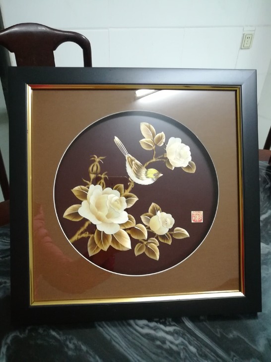 转卖麦草工艺画送人佳品