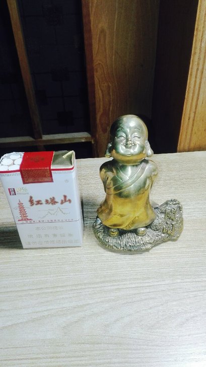 铜佛像 精铸小弥勒