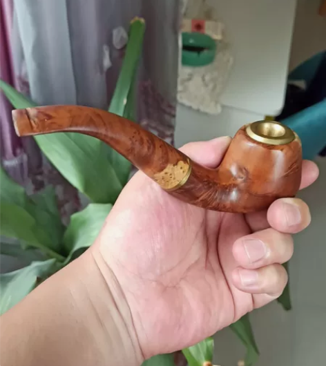 全新实木烟斗 感兴趣的话点“我想要”和我私...