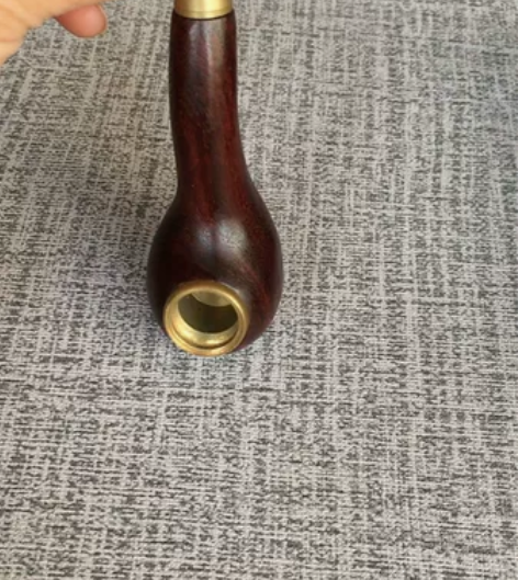 印度小叶紫檀烟斗复古传统手工老式烟锅弯式过...