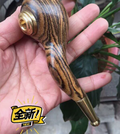 虎皮檀烟斗 【规格】12.5x斗径4.2/...