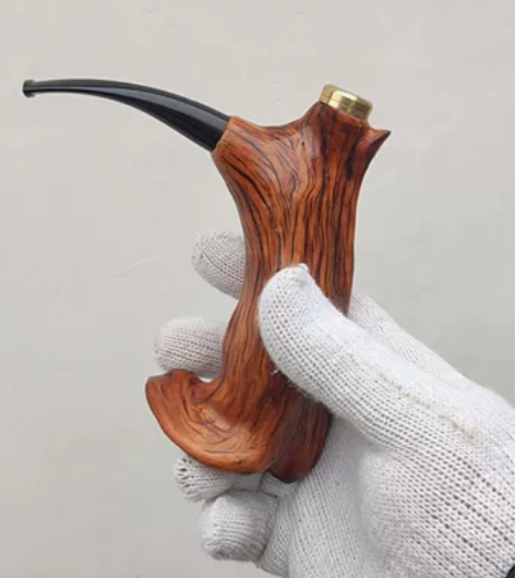 太行崖柏烟斗，独根料制作 感兴趣的话点“我...