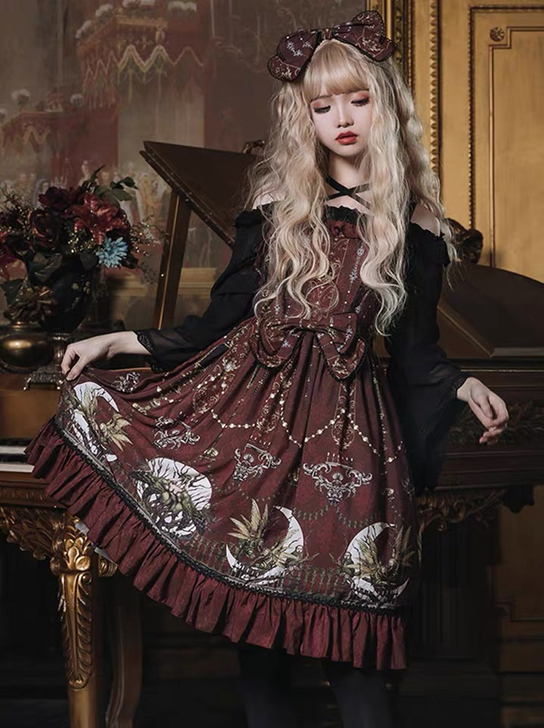 【清仓】月之祭台 Lolita洋装连衣裙原...