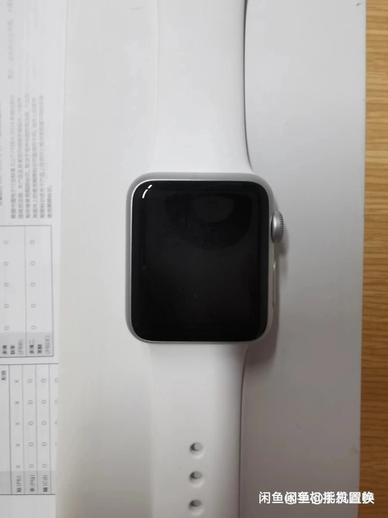 今日现货：苹果38mm一代手表，全套仅拆封...