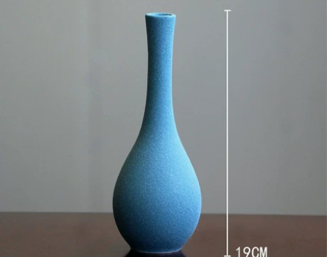 欧式磨砂陶瓷花瓶摆件小清新家居饰品餐桌客厅...