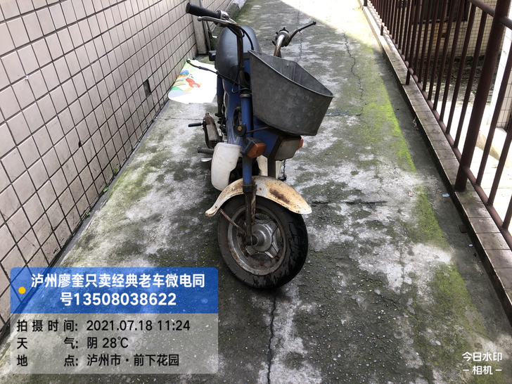 金城50摩托车,成色不错,闲置时间长需要简...