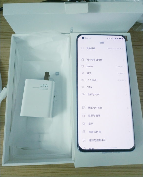 小米11 8+256 素皮版 95新