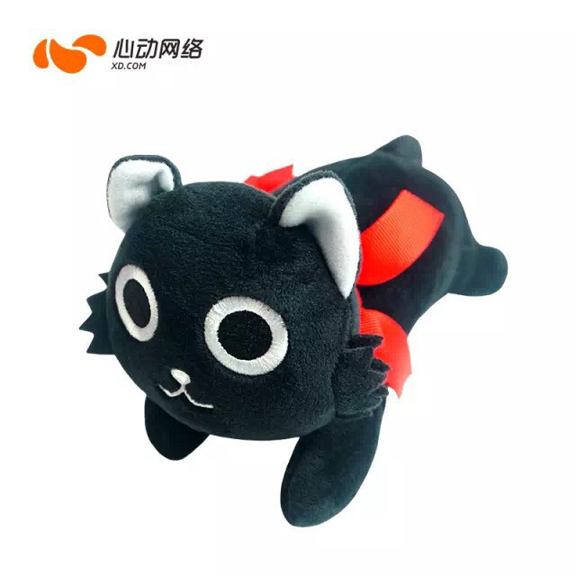 仙境传说RO黑色趴趴猫发箍