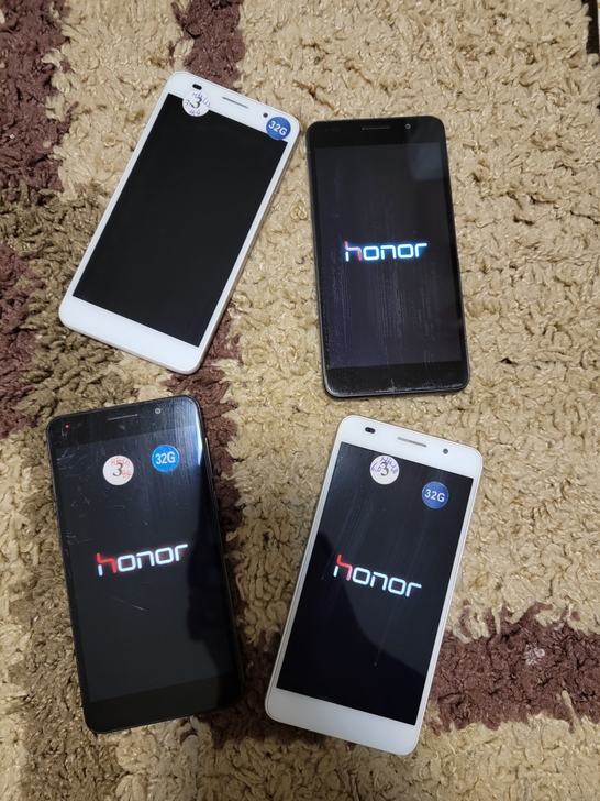 华为荣耀6手机4台打包，功能好使