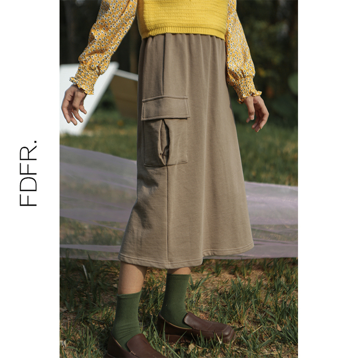 粉蝶夫人 六月家~ 难遇的棉质工装风！松紧...