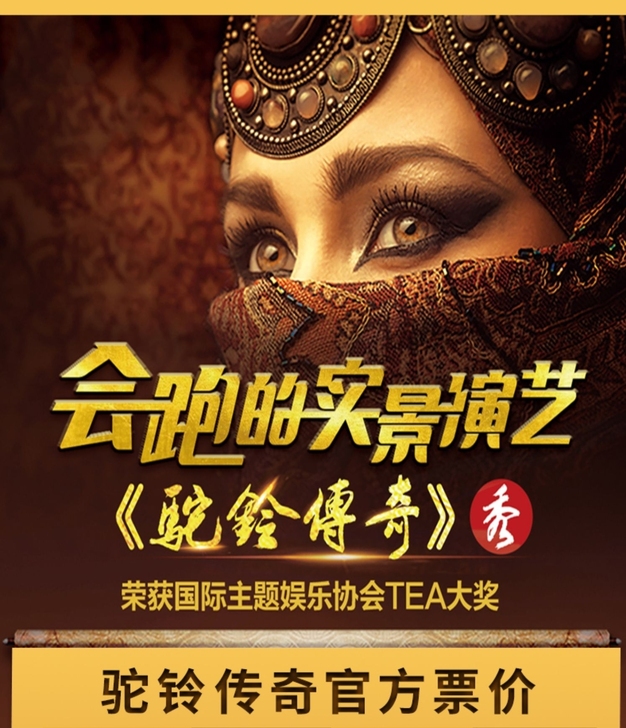 驼铃传奇秀贵宾票私聊折扣力度大西安旅游 演...