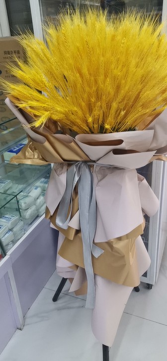 大麦花篮，粉色80一对
