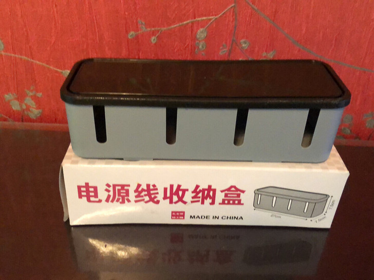 全新出口日本木的晖8插（条）电源线收纳盒，...