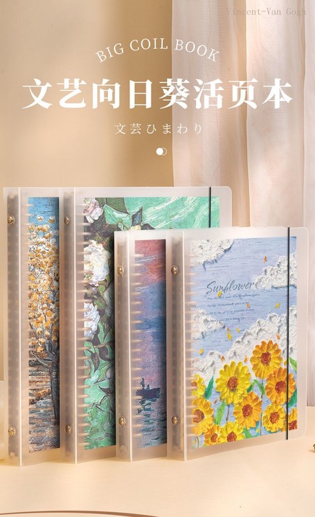 笔记本子活页本b5可拆卸加厚外壳替芯记录本...