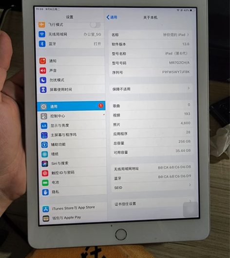 出个人自用 办公用 iPad 2018款 ...