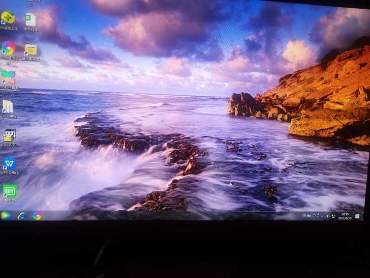 NEC 25寸显示器，因为家里还有小点的，...