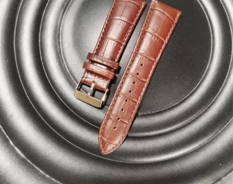 阿玛尼24mm棕色表带。牛皮的 柔软舒适。...