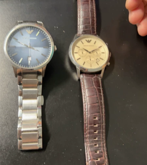 正品阿玛尼手表，支持专柜验货低价转让 感兴...