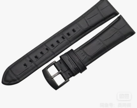 阿玛尼男款真皮机械手表带黑武士AR6000...