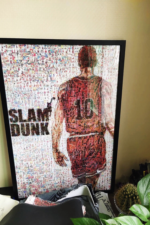 童年回忆灌篮高手！木质拼图1000片 拼图...