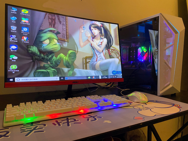 个人自用台式电脑、二手电脑、99新主机电脑...