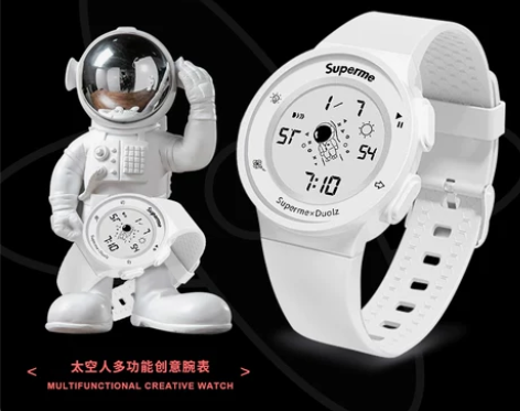 太空人手表女初高中学生潮流青少年初中男运动...