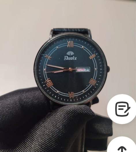 duolz多伦兹双日历男士腕表 40mm表...