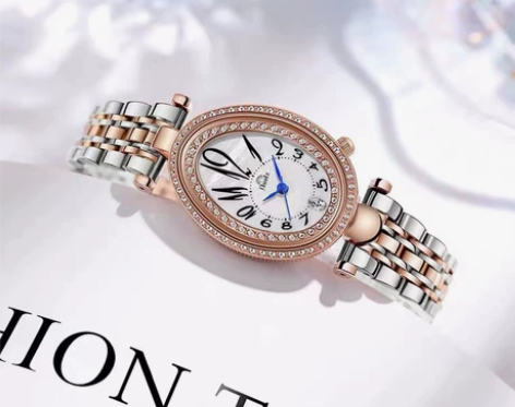 手表女士气质名牌女王之泪爆款小水滴石英腕表...