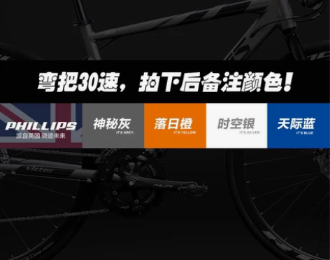 【狂欢价】菲利普弯把公路自行车铝合金车架油...