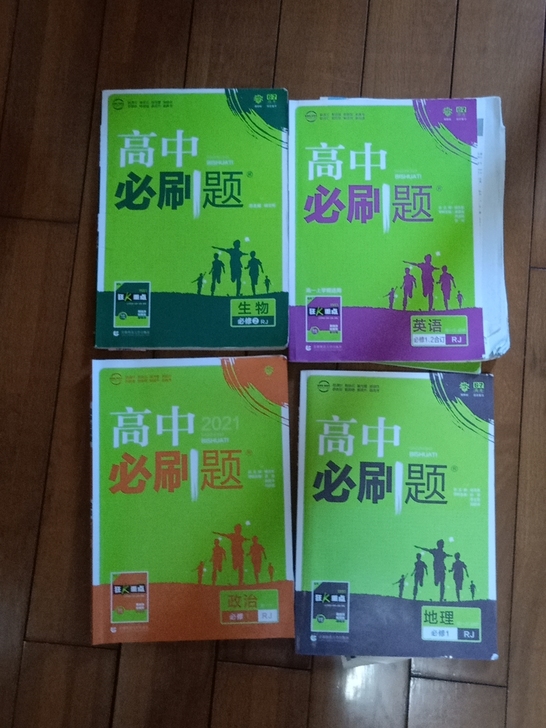 高中必刷题生物/英语/政治/地理 几乎全新