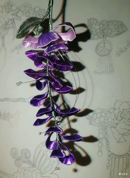 渐变紫藤花 暂无主体 看中定制保色主体