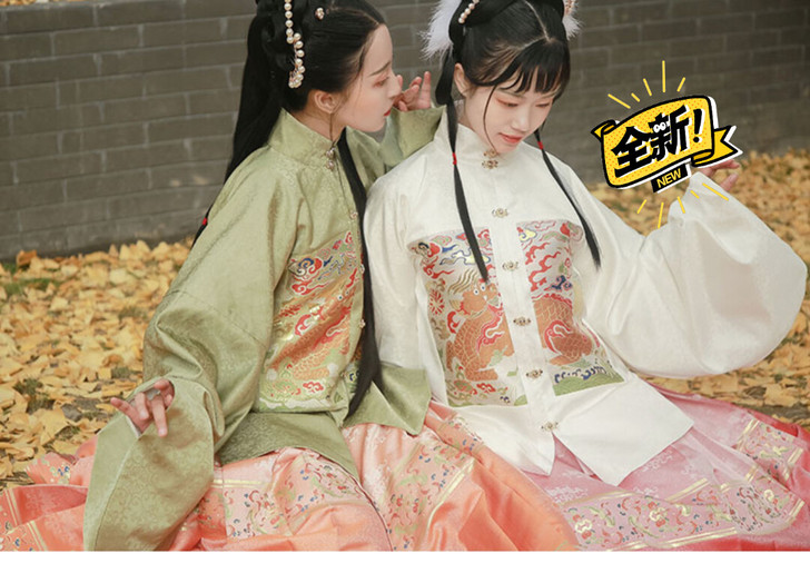 可出可换 空谷记 明制 对襟立领 花麒麟 ...